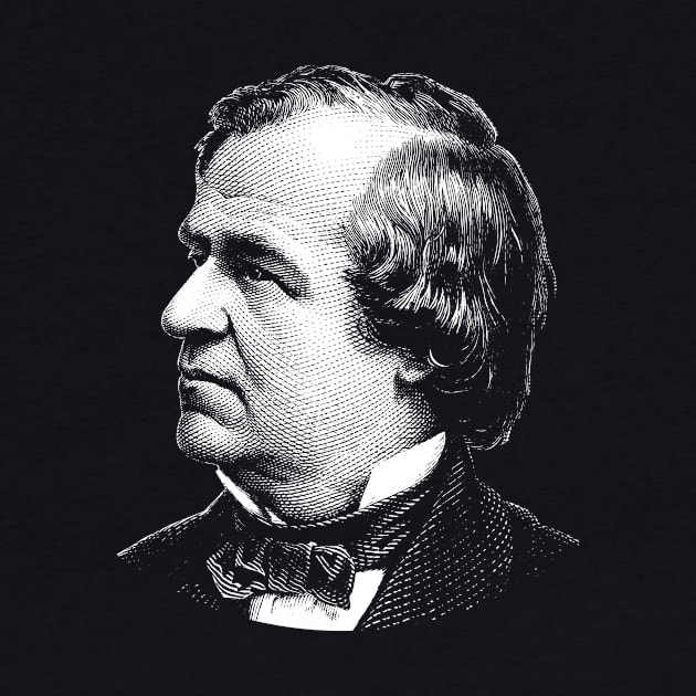 President Andrew Johnson Graphic by warishellstore